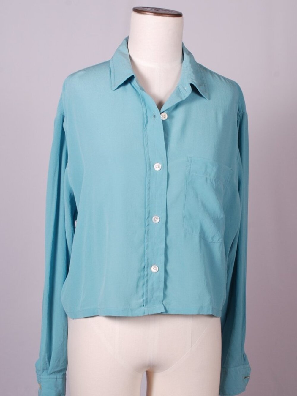 EUC Everlane Washable Silk Boxy Blouse, Sz- M